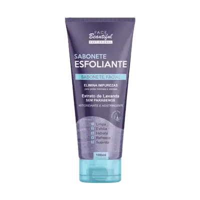 Sabonete Facial Esfoliante Face Beautiful 100ml